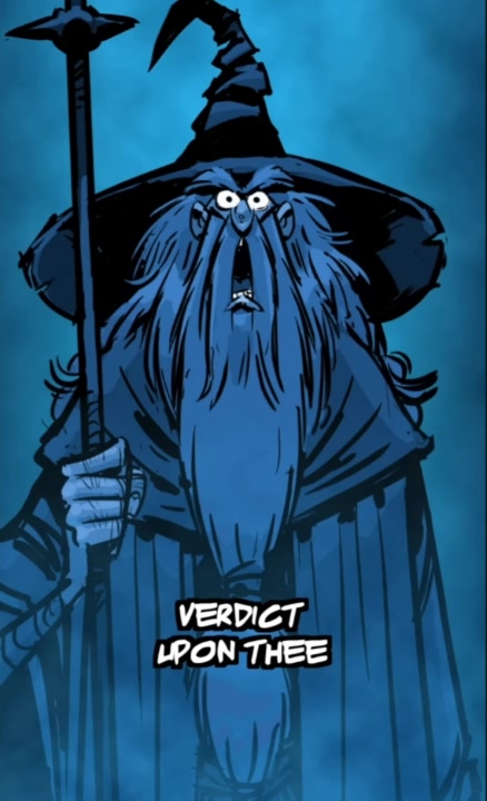 The wizard delivers the verdict